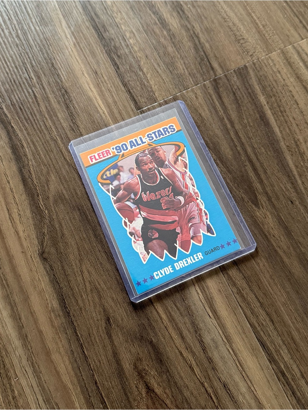Fleer '90 All-Stars Clyde Drexler Basketball Card